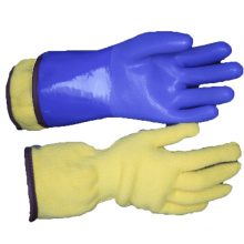 NMSAFETY long pvc coated personalized winter gloves